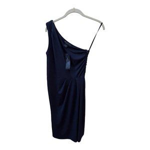 Marc by Marc Jacobs One Shoulder Dress Normandy Blue XS NWT Zipper Formal PROM …